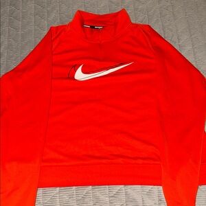 Nike Bright Red Sweatshirt with Logo